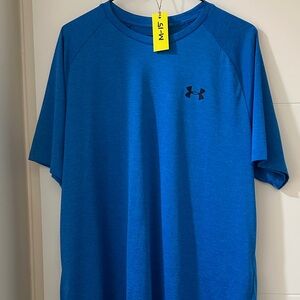 Under Armour Men's Short Sleeve Blue Tee